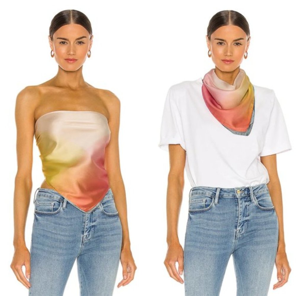 8 Other Reasons Ophelia Ombre Rainbow Scarf Multi